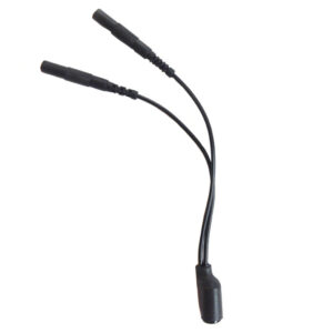 Adapter Mystim Rundstik til 2 mm Hunstik - Sort