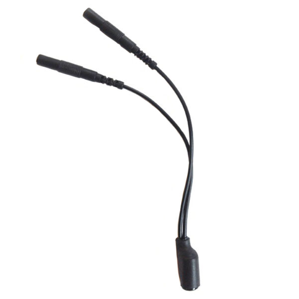 Adapter Mystim Rundstik til 2 mm Hunstik - Sort