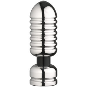 E-stim Deviant Elektrode Butt Plug Large - Sølv