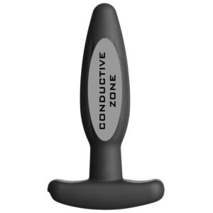 ElectraStim Silicone Noir Rocker Butt Plug - Small - Sort