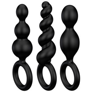 Satisfyer Booty Call Anal Plug Sæt - Sort
