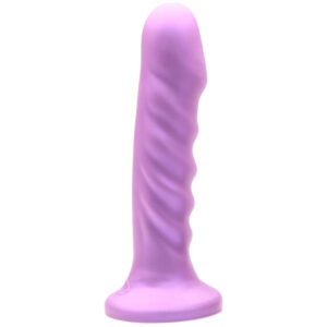 Tantus Echo Super Soft Dildo med Bullet 16 cm - Lilla