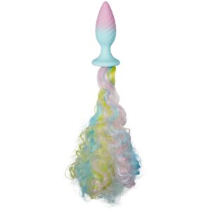 baseks Delightful Unicorn Vibrerende Butt Plug - Flere farver