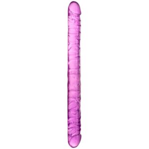 baseks Realistisk Dobbelt Dildo Large - Lilla