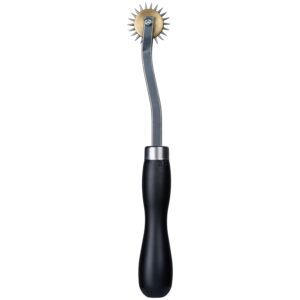 obaie Sharp Pinwheel med Træhåndtag - Sølv