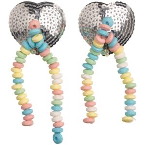 Candy Spiselige Palliet Nipple Tassels 60 g - Mixed colours