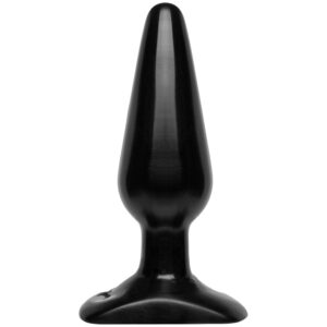 Doc Johnson Classic Smooth Butt Plug Medium - Black