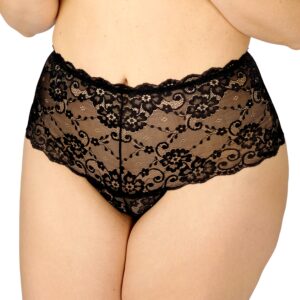 NORTIE Evening-Promise Højtaljet Hipster Plus Size - Black - Plus size