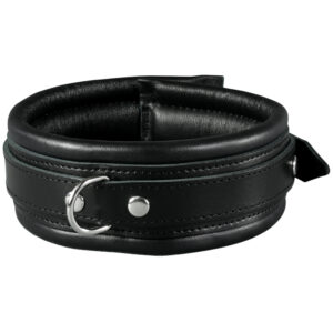 SToys Sort Læder Halsbånd - Black