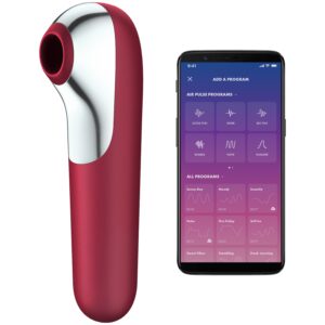 Satisfyer Dual Love Klitoris Stimulator - Rød