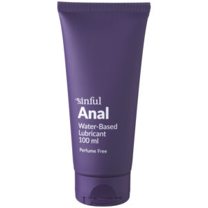 Sinful Anal Vandbaseret Glidecreme 100 ml - Purple