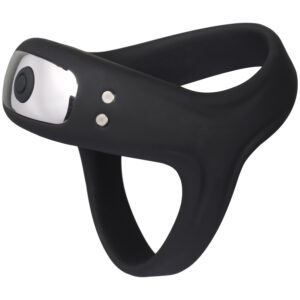 Sinful Triple Function Opladelig Vibrerende Penisring - Black