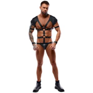Svenjoyment Bondage Body Harness - Black - M