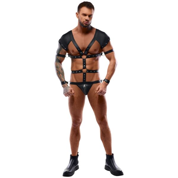 Svenjoyment Bondage Body Harness - Black - XL