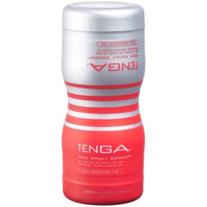 TENGA Dual Sensation Cup Masturbator - White