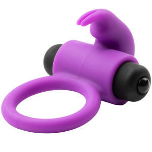 baseks Funny Bunny 10 Functions Penisring - Purple