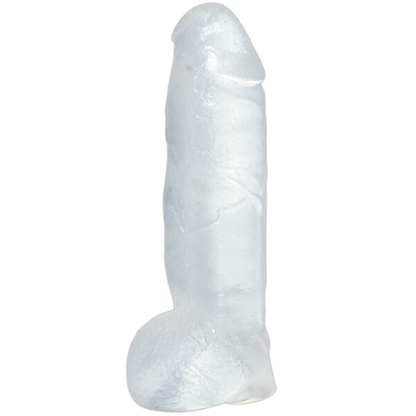 Crystal Clear Stor Jelly Dildo - Clear