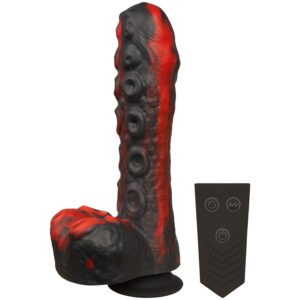 Doc Johnson Tendril Thruster Thrusting Dildo Mini Sexmaskine - Red
