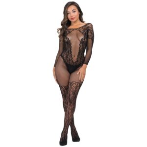 Fifty Shades Of Grey Captivate Spanking Bodystocking - Black - One Size