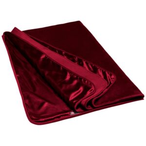 Liberator Fascinator Throw Merlot Luksus Lagen - Red