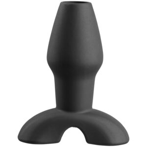 Master Series Invasion Hollow Silikone Analplug Small - Black