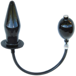 Mister B Inflatable Butt Plug - Black - Black