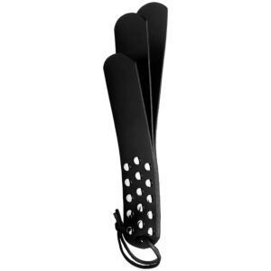 Strict Leather Three Layer Slapper - Black
