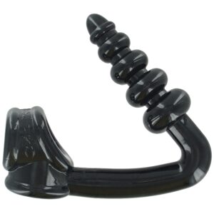 The Tower Erection Enhancer Penisring og Anal Plug - Black