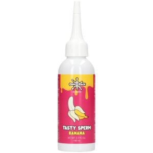 Cum Face Tasty Sperm Væske med Banan Smag 80 ml - Hvid