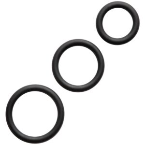 MR.MEMBR Penisring Sæt 3 stk - Black