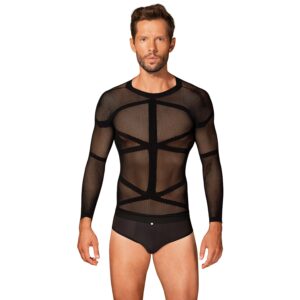 Obsessive Langærmet Top - Black