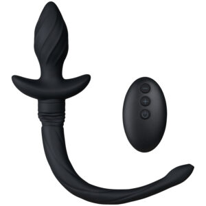 Taboom Puppy Play Wiggle Tail Butt Plug - Black