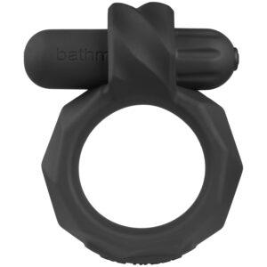 Bathmate Maximus Vibe 45 Penis- og Testikelring - Black