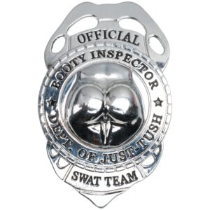 Booty Inspector Badge - Silver