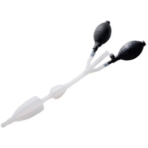 Clean Stream Double Bulb Anal Douche - Sort