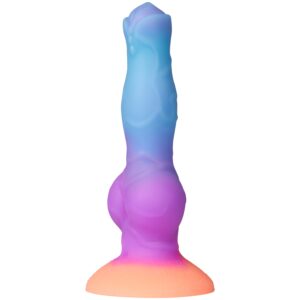 Creature Cocks Glow-in-the-Dark Space Cock Silikone Dildo 22,5 cm - Flere farver
