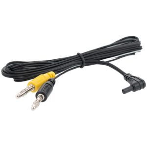 E-Stim TENS til 4 mm Kabel - Sort