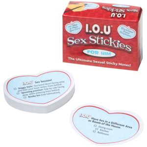 IOU Sex Stickies til Ham - White