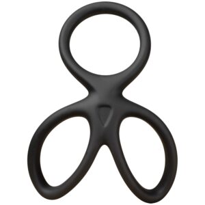 MR.MEMBR Harden Penisring med Ball Divider - Black