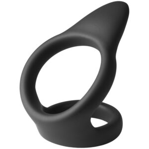 Sinful Twin Silikone Penisring - Sort
