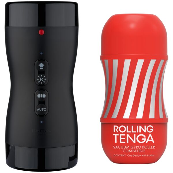 TENGA Vacuum Gyro Roller Maskine + TENGA Rolling Cup - Black