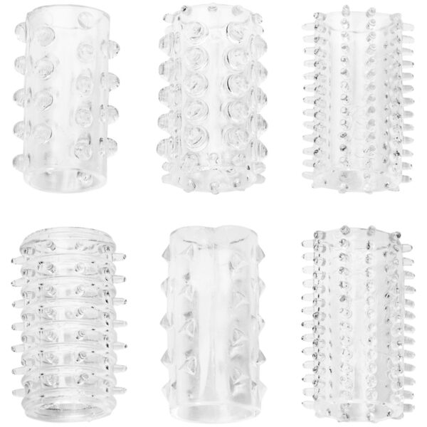 baseks Stretchy Penis Sleeve Sæt - Clear